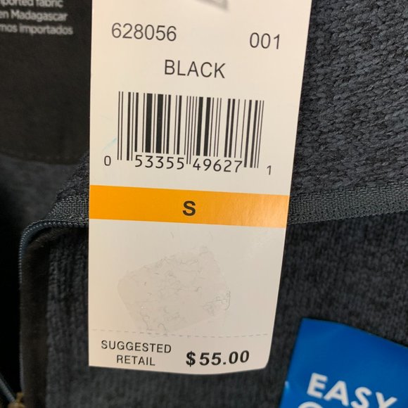 Men's "Haggar" LS 1/4 zip charcoal grey sweater - NWT - S - Picture 5 of 5